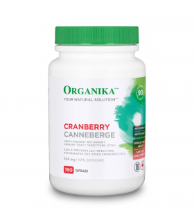 Organika Cranberry Extract 180 Capsules | Unbeatable Prices, Daily Deals | VITASHOP