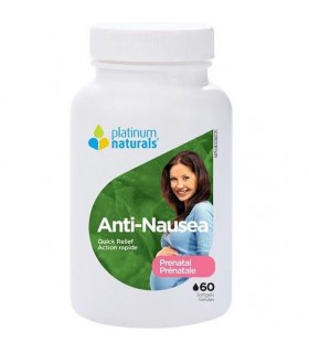 Platinum Naturals Prenatal Anti-Nausea 60 Softgels | Unbeatable Prices, Daily Deals | VITASHOP