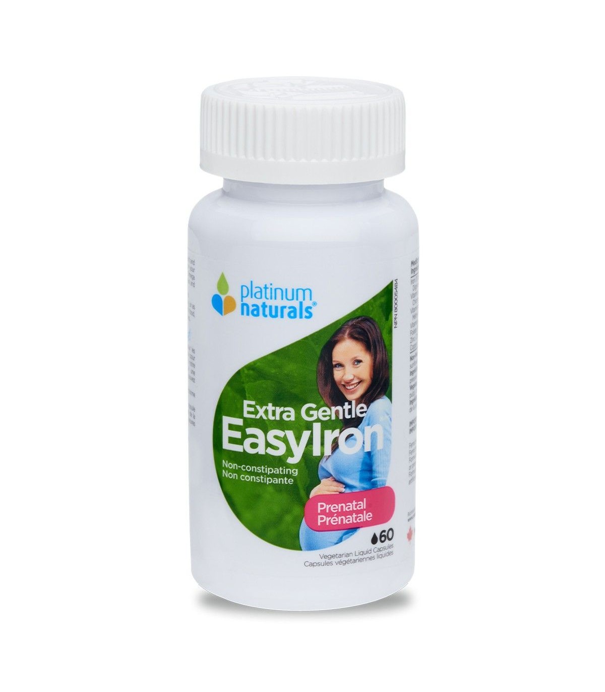 Platinum Naturals 플래티넘 내추럴스 Prenatal EasyIron® 엑스트라 젠틀 60 소프트젤 | 매일 업데이트되는 특가 상품 | VITASHOP