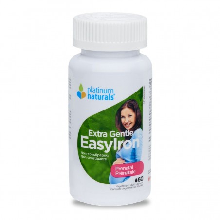 Platinum Naturals 플래티넘 내추럴스 Prenatal EasyIron® 엑스트라 젠틀 60 소프트젤 | 매일 업데이트되는 특가 상품 | VITASHOP