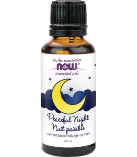 NOW Foods Peaceful Night Essential Oil, 30 mL | 每天不同折扣, 全网最低价格 | 种类齐全的保健品店铺 VITASHOP, 只有你想不到, 没有你买不到 !