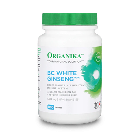 Organika Ginseng - Bc White (PanaxGinseng) 100 Capsules | 每天不同折扣, 全网最低价格 | 种类齐全的保健品店铺 VITASHOP, 只有你想不到, 没有你买不到 !