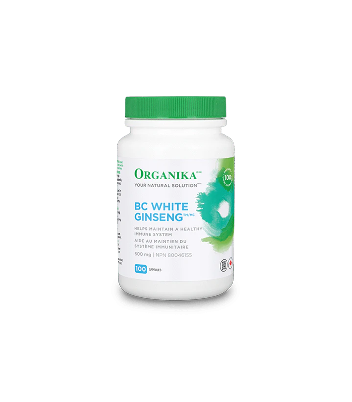 Organika Ginseng - Bc White (PanaxGinseng) 100 Capsules | 每天不同折扣, 全网最低价格 | 种类齐全的保健品店铺 VITASHOP, 只有你想不到, 没有你买不到 !