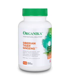 Organika 오가니카 인삼 - 시베리아 호랑이 - 500mg -100 정제 | 매일 업데이트되는 특가 상품 | VITASHOP