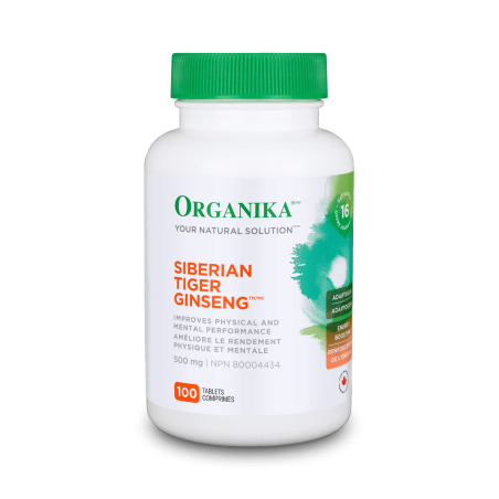 Organika 오가니카 인삼 - 시베리아 호랑이 - 500mg -100 정제 | 매일 업데이트되는 특가 상품 | VITASHOP