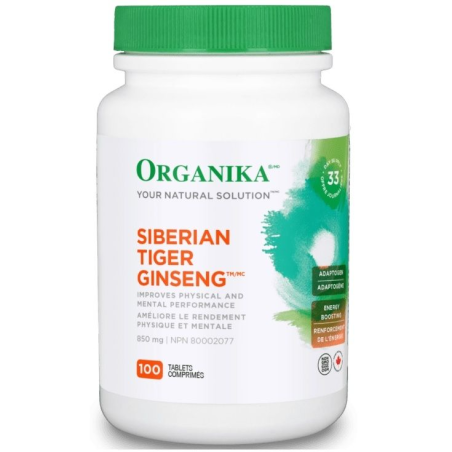 Ginseng - Siberian Tiger 100 Tablets | Safest & Easiest Shopping Vitamins Online | VITASHOP