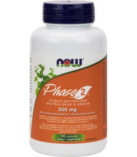 NOW Foods Phase-2 Starch Neutralizer 500 mg, 120 Veg Capsules | Unbeatable Prices, Daily Deals | VITASHOP