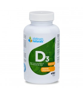 Platinum Naturals Vitamin D3 1000 IU 180 Softgels | Unbeatable Prices, Daily Deals | VITASHOP