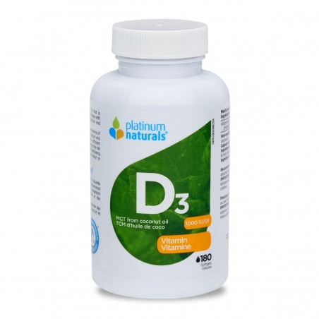 Vitamin D3 1000 IU 180 Softgels | Safest & Easiest Shopping Vitamins Online | VITASHOP