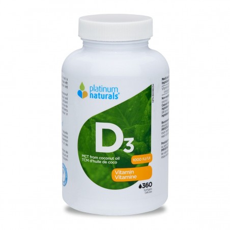 Vitamin D3 1000 IU 360 Softgels | Safest & Easiest Shopping Vitamins Online | VITASHOP
