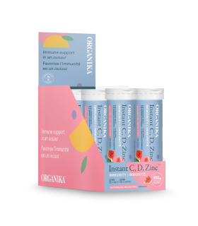 Organika Instant C, D, Zinc Immunity- Watermelon 8 Tubes 10 Tablets | Unbeatable Prices, Daily Deals | VITASHOP