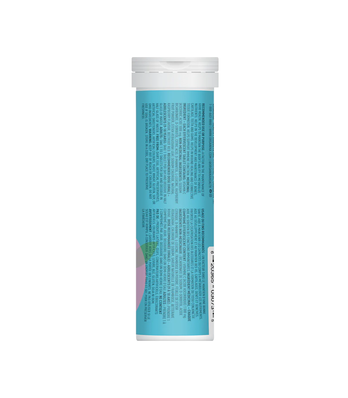 Instant C Raspberry W/ Stev 8 Tubes 10 Tablets | Safest & Easiest Shopping Vitamins Online | VITASHOP