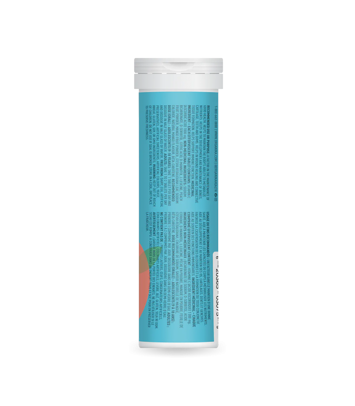Instant C Peach Man gow/Stev 8 Tubes 10 Tablets | Safest & Easiest Shopping Vitamins Online | VITASHOP