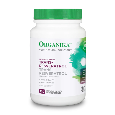 Organika Resveratrol (Trans) 120 Vegi Capsules | Unbeatable Prices, Daily Deals | VITASHOP