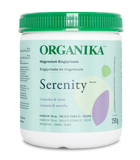 Organika Serenity - Magnesium Bis glycinate - Lavender Mint 250 g | Unbeatable Prices, Daily Deals | VITASHOP