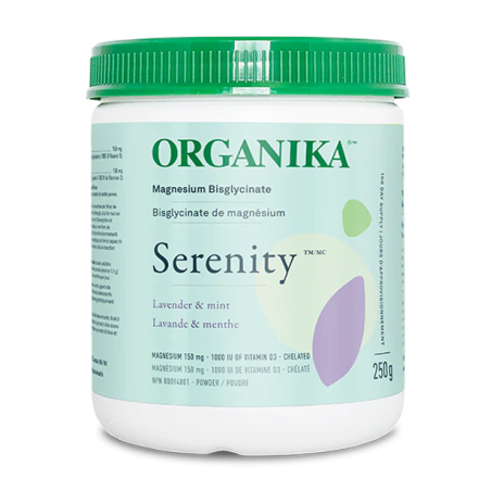 Organika 오가니카 Serenity - 마그네슘 비스 글리시네이트 - 라벤더 민트 250g | 매일 업데이트되는 특가 상품 | VITASHOP