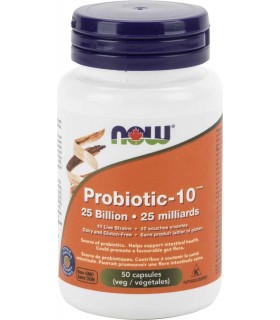 Probiotic-10 25 milliards, 50 capsules végétales | Safest & Easiest Shopping Vitamins Online | VITASHOP