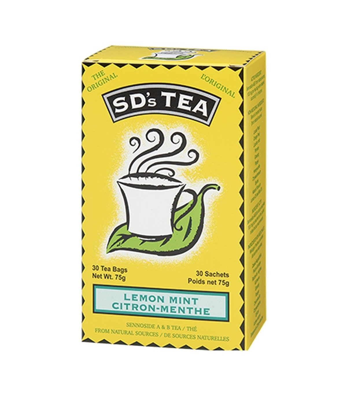 SD's Tea® Lemon 30 Tea Bags | Safest & Easiest Shopping Vitamins Online | VITASHOP