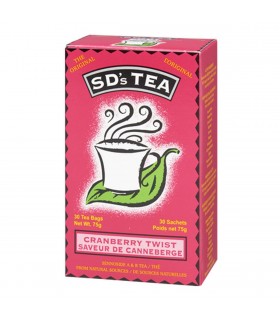 SD's Tea SD's Tea® Cranberry 30 Tea Bags | Unbeatable Prices, Daily Deals | VITASHOP