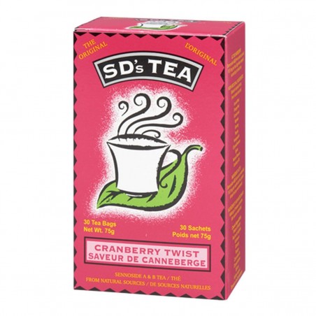 SD's Tea SD's Tea® Cranberry 30 Tea Bags | Unbeatable Prices, Daily Deals | VITASHOP