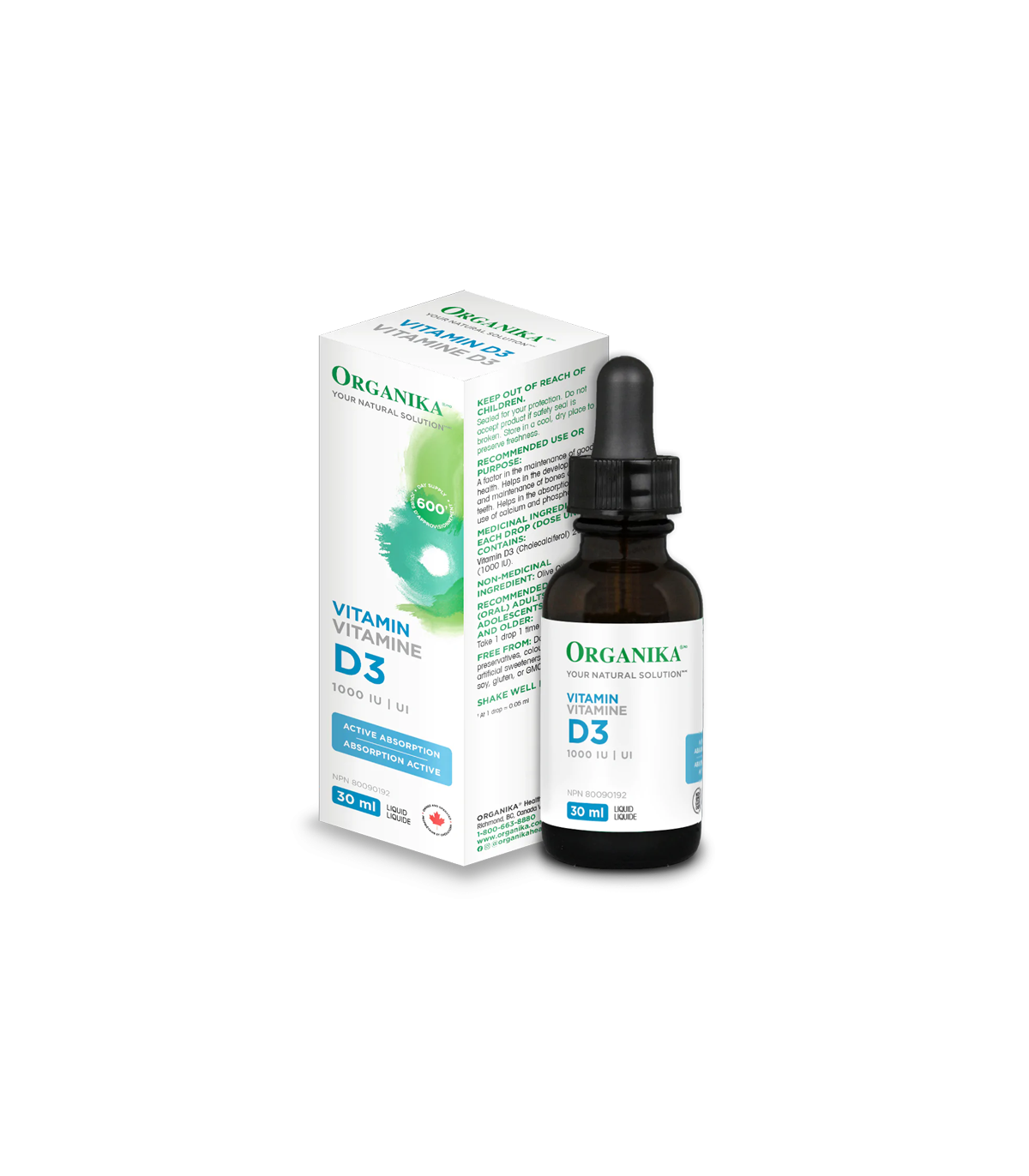 Organika Vitamin D3 Liquid 1000 Iu 30 ml | Unbeatable Prices, Daily Deals | VITASHOP