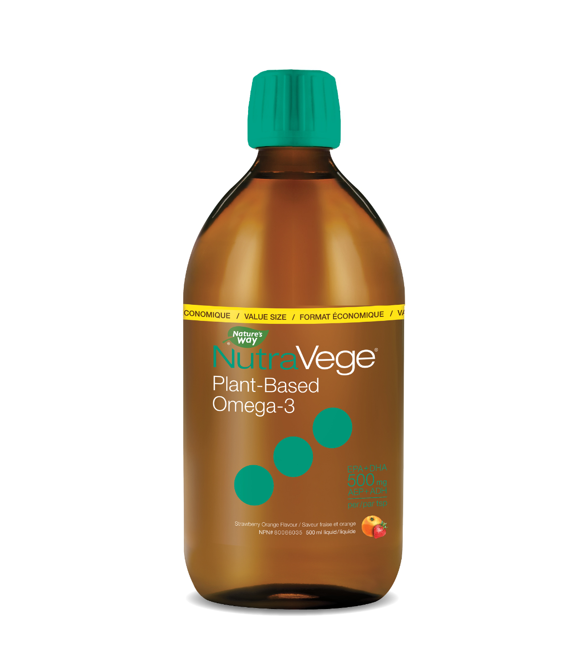 NutraSea NutraVege Strawberry Orange 500 ml | Unbeatable Prices, Daily Deals | VITASHOP