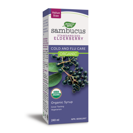 Nature's Way 네이처스 웨이 삼부커스 유기농 엘더베리 시럽 240ml | 매일 업데이트되는 특가 상품 | VITASHOP