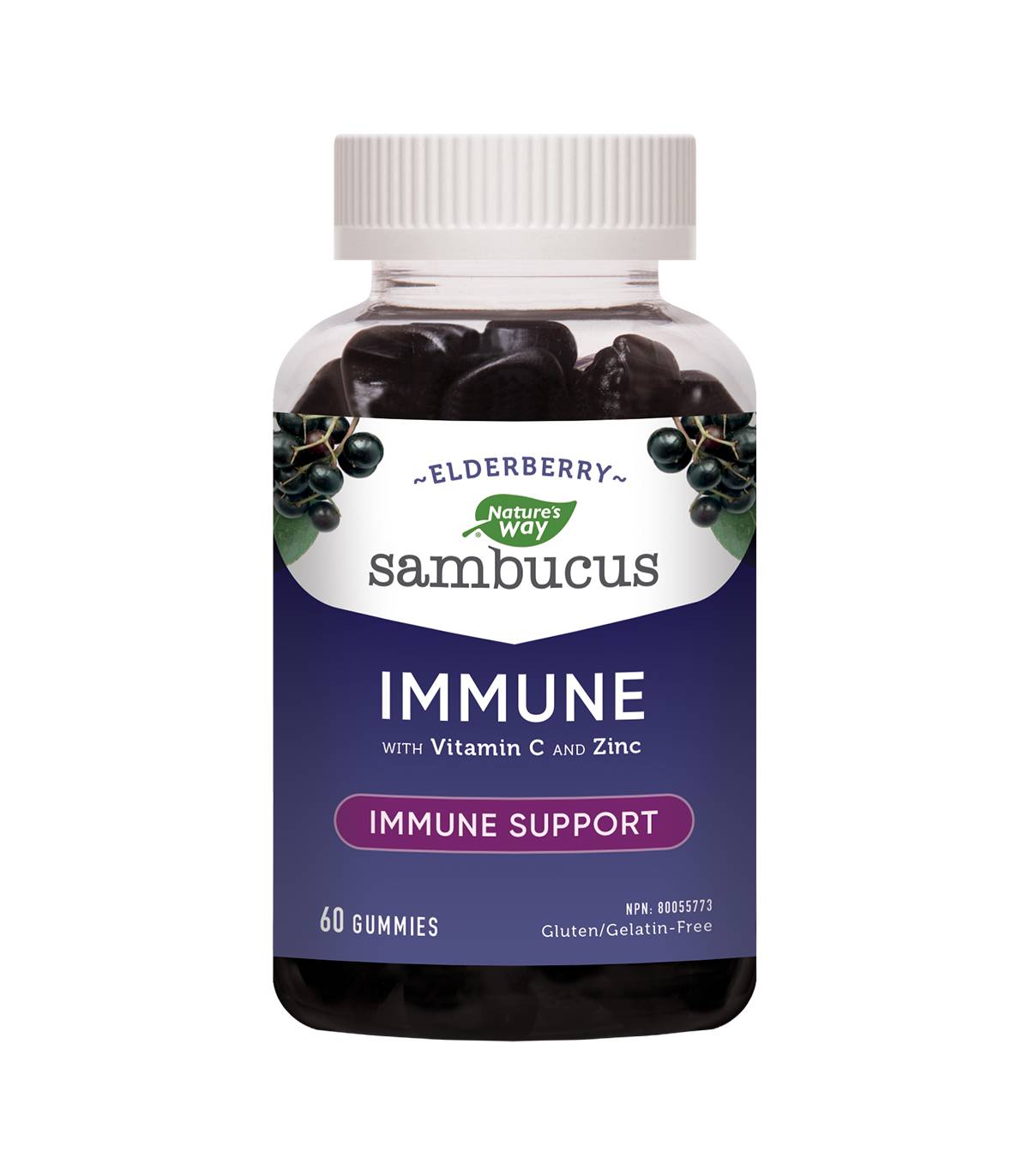 Nature's Way Sambucus Elderberry 60 Gummies | Unbeatable Prices, Daily Deals | VITASHOP
