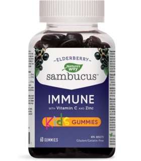 Nature's Way Sambucus Elderberry Kids 60 Gummies | Unbeatable Prices, Daily Deals | VITASHOP
