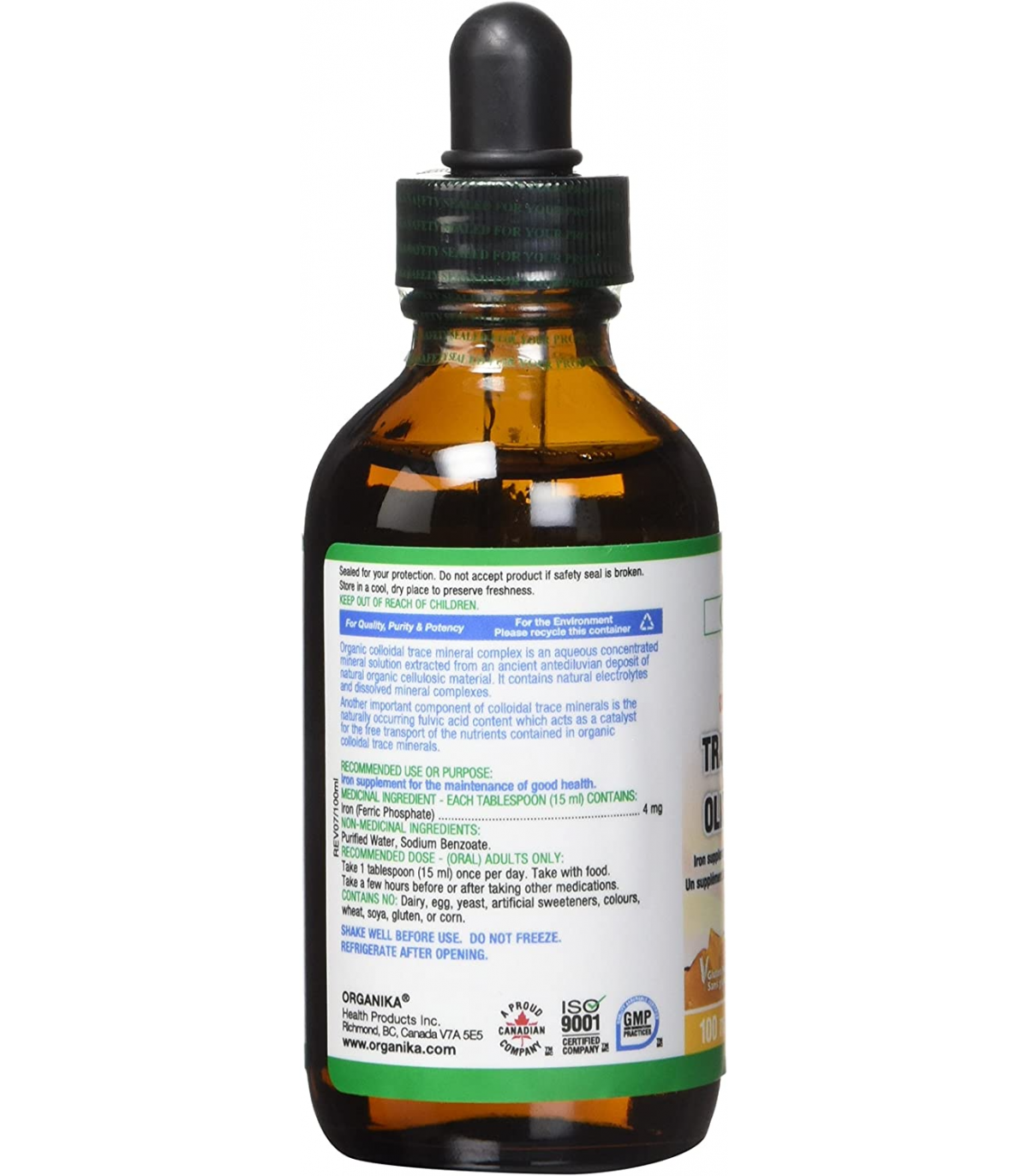 Organika Colloidal Trace Mineral 100 ml | Unbeatable Prices, Daily Deals | VITASHOP