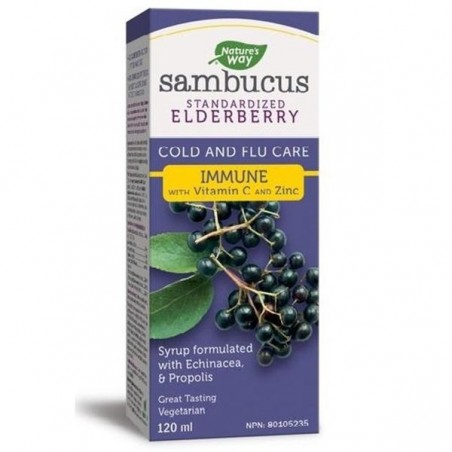 Nature's Way 네이처스 웨이 Sambucus 면역 엘더베리 시럽 120ml | 매일 업데이트되는 특가 상품 | VITASHOP
