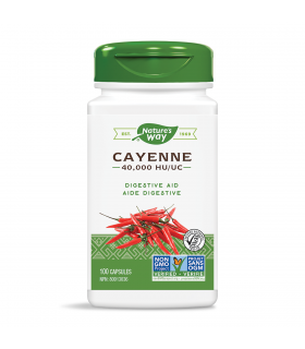Nature's Way Cayenne Pepper 40,000 HU 100 Vegi Capsules | Unbeatable Prices, Daily Deals | VITASHOP