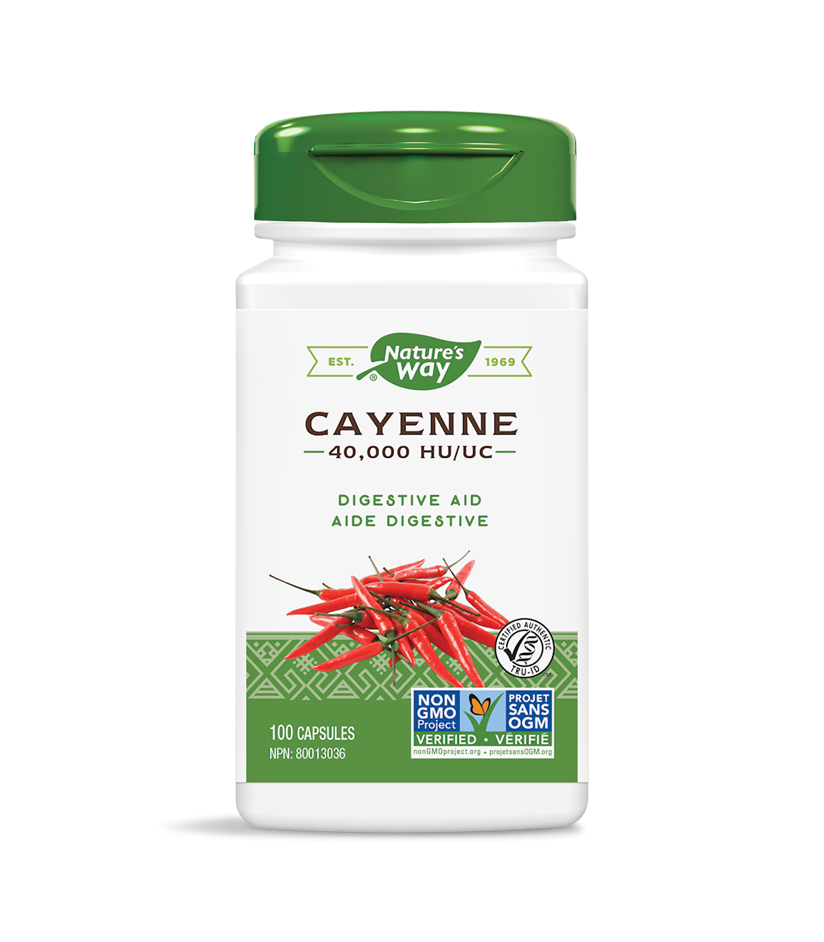 Nature's Way Cayenne Pepper 40,000 HU 100 Vegi Capsules | Unbeatable Prices, Daily Deals | VITASHOP