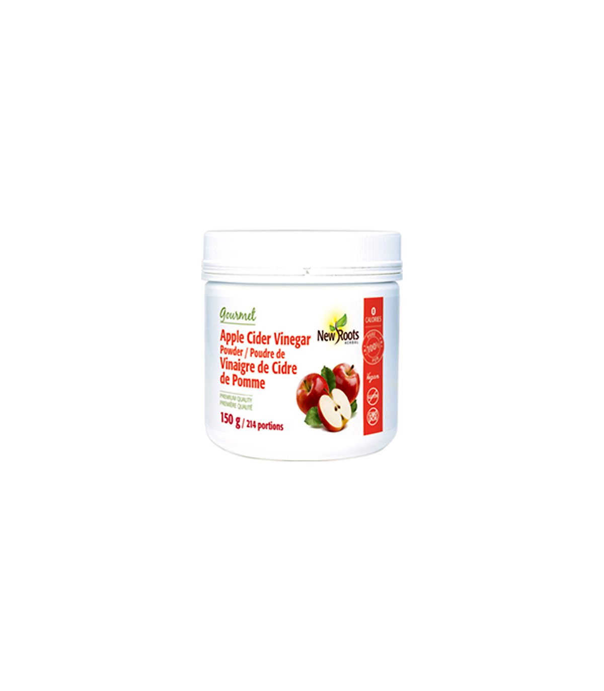 New Roots Apple Cider Vinegar Powder 150 g | Unbeatable Prices, Daily Deals | VITASHOP