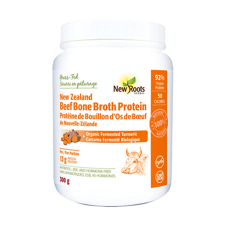 New Roots Beef Bone Broth Protein + Organic Fermented Turmeric 300 g | 每天不同折扣, 全网最低价格 | 种类齐全的保健品店铺 VITASHOP, 只有你想不到, 没有你买不到 !