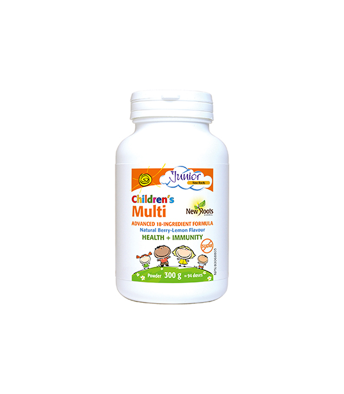 New Roots Children’s Multi Berry-Lemon Flavour 300 g | Unbeatable Prices, Daily Deals | VITASHOP