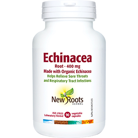 New Roots Echinacea Root 400 mg 90 Capsules | Unbeatable Prices, Daily Deals | VITASHOP