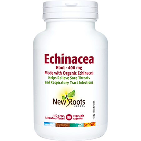 New Roots Echinacea Root 400 mg 90 Capsules | 每天不同折扣, 全网最低价格 | 种类齐全的保健品店铺 VITASHOP, 只有你想不到, 没有你买不到 !