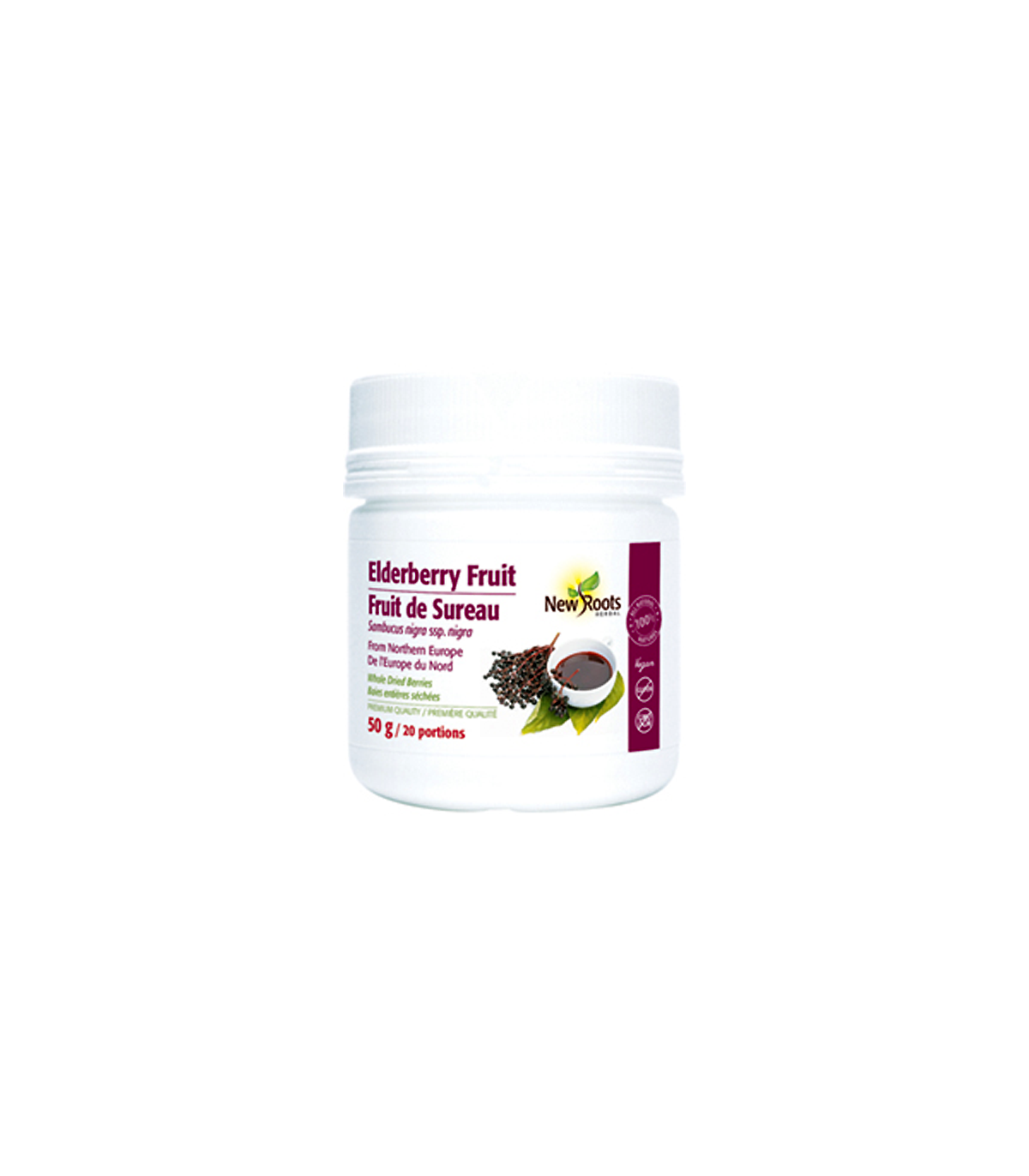 New Roots Elderberry Fruit 50 g | Unbeatable Prices, Daily Deals | VITASHOP