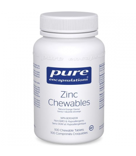 Pure Encapsulations Zinc Chewables 100 Tablets | 每天不同折扣, 全网最低价格 | 种类齐全的保健品店铺 VITASHOP, 只有你想不到, 没有你买不到 !