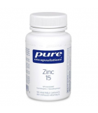 Pure Encapsulations Zinc 15 180 Capsules | 每天不同折扣, 全网最低价格 | 种类齐全的保健品店铺 VITASHOP, 只有你想不到, 没有你买不到 !