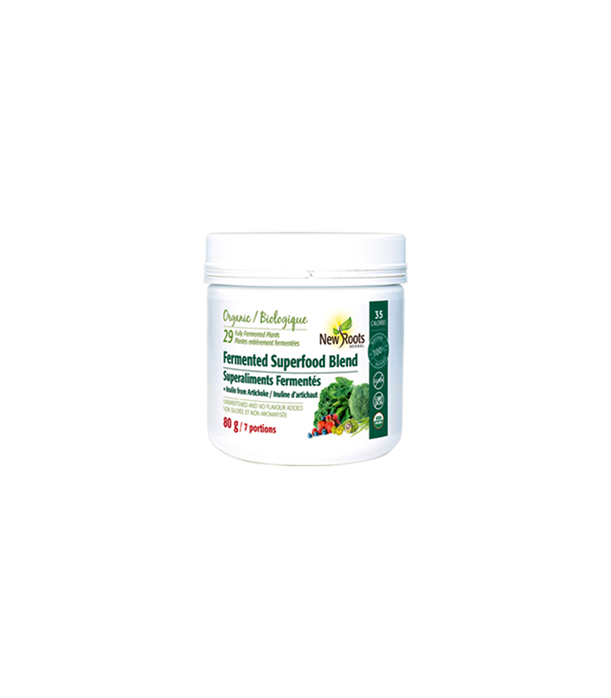 Fermented Superfood Blend + Inulin from Jerusalem Artichoke 80 g | Safest & Easiest Shopping Vitamins Online | VITASHOP