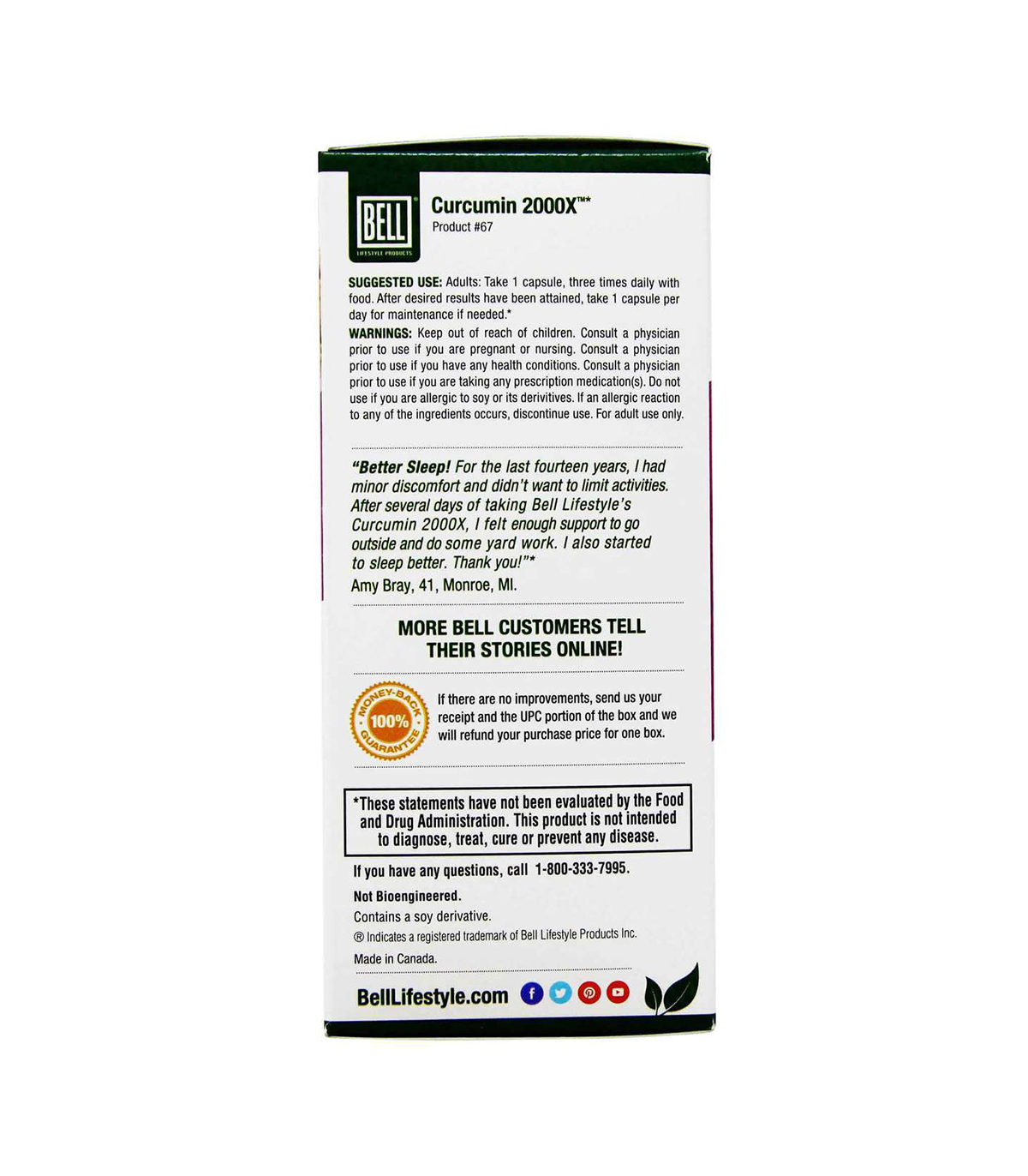 Bell Lifestyle Curcumin 2000X 90 Capsules | Unbeatable Prices, Daily Deals | VITASHOP