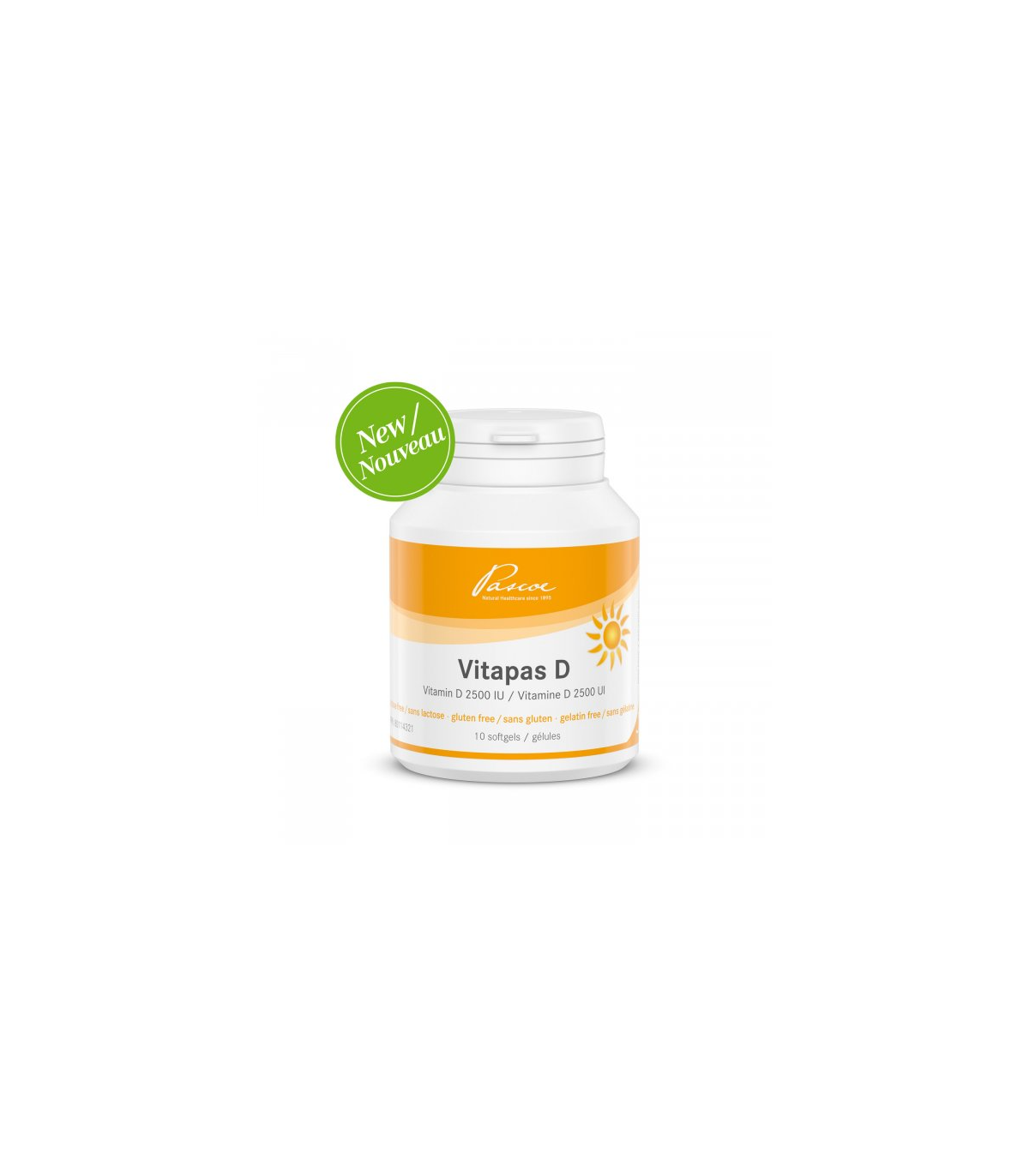 PASCOE Vitapas D 2500 IU 10 Capsules | 每天不同折扣, 全网最低价格 | 种类齐全的保健品店铺 VITASHOP, 只有你想不到, 没有你买不到 !