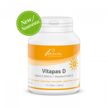 PASCOE Vitapas D 2500 IU 10 Capsules | 每天不同折扣, 全网最低价格 | 种类齐全的保健品店铺 VITASHOP, 只有你想不到, 没有你买不到 !