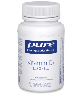 Pure Encapsulations 퓨어 인캡슐레이션 비타민D3 1000IU 250캡슐 | 매일 업데이트되는 특가 상품 | VITASHOP