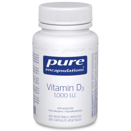 Pure Encapsulations Vitamin D3 1000 IU 250 Capsules | Unbeatable Prices, Daily Deals | VITASHOP