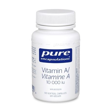 Pure Encapsulations Vitamin A 10000 IU 120 Capsules | 每天不同折扣, 全网最低价格 | 种类齐全的保健品店铺 VITASHOP, 只有你想不到, 没有你买不到 !