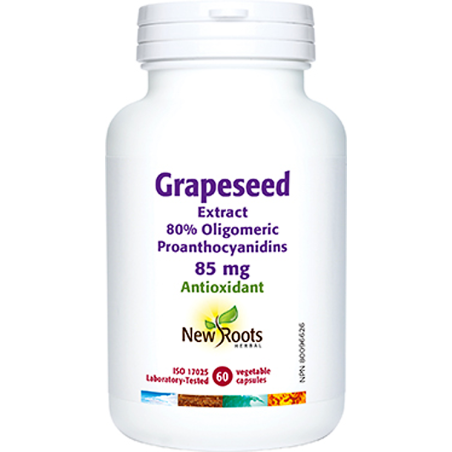 New Roots Grapeseed Extract 85 mg 60 Capsules | Unbeatable Prices, Daily Deals | VITASHOP