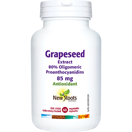 New Roots Grapeseed Extract 85 mg 60 Capsules | 每天不同折扣, 全网最低价格 | 种类齐全的保健品店铺 VITASHOP, 只有你想不到, 没有你买不到 !